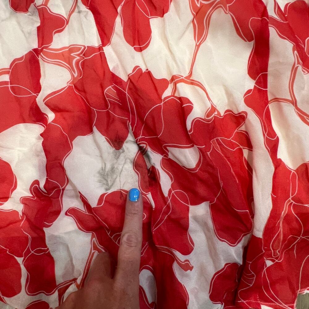 RAILS Women's Marigold Dress Size M In Scarlet Hibiscus - Picture 11 of 15